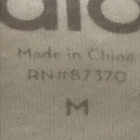 Alo white Sherpa half zip hoodie jacket - Picture 2 of 4